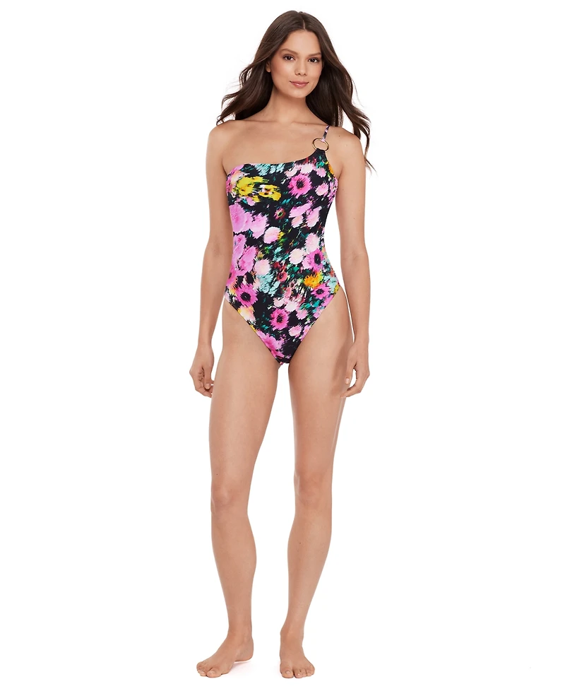 Steve Madden Women's Moderate Coverage One-Piece Swimsuit