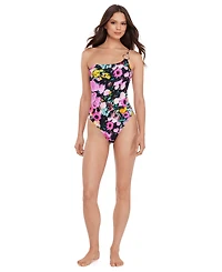 Steve Madden Women's Moderate Coverage One-Piece Swimsuit
