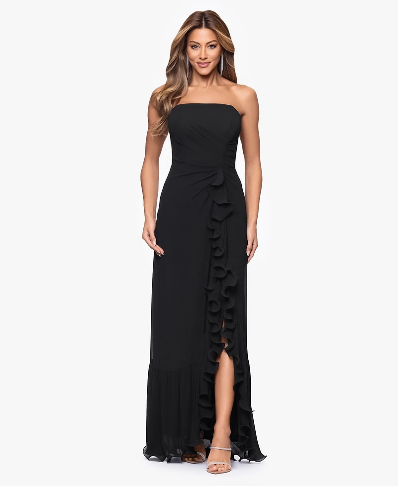 Xscape Women's Strapless Long Ball Gown