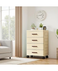 gaomon Plastic Storage Drawer Cart