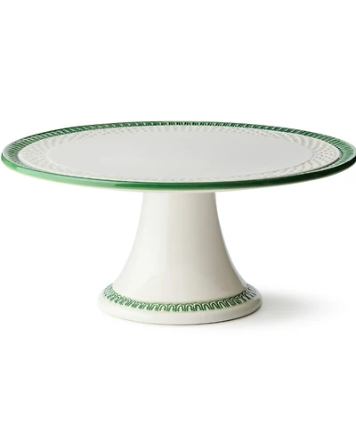 Certified International Le Jardin Footed Cake Plate