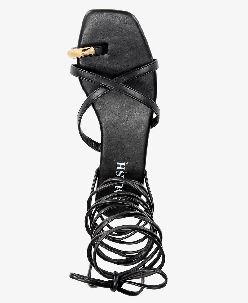 Smash Shoes Women's Peyton Lace Up Flat Sandals