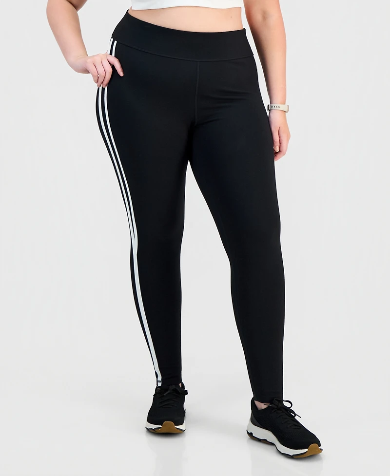 Id Ideology Plus Studio Side-Stripe Leggings, Macy's Exclusive