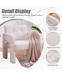 Streamdale Furniture Modern Minimalist Single Armchair for Living Room, Bedroom, Office