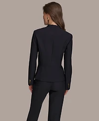 Donna Karan New York Women's Collarless Wrap Jacket