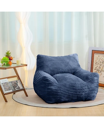 Streamdale Furniture Comfy Bean Bag Chair, Armrests, Oversized Lazy Floor Sofa