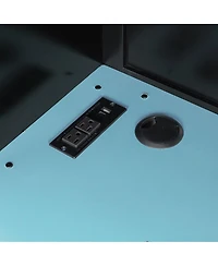 Streamdale Furniture Twin Wood Loft Bed with Desk