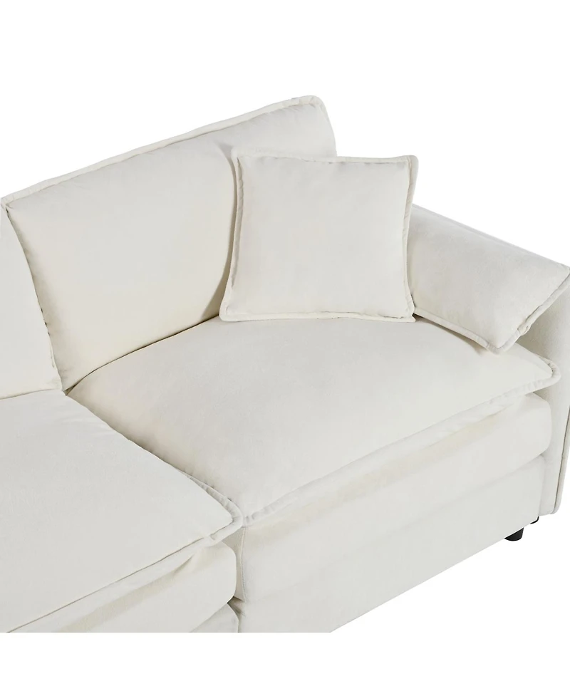 Streamdale Furniture Chenille Modular Sofa: Ultimate Comfort, Customizable, Modern Minimalist Design