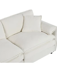 Streamdale Furniture Chenille Modular Sofa: Ultimate Comfort, Customizable, Modern Minimalist Design