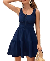 Cupshe Women's Angelic Blue Mini Beach Dress