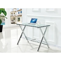 Streamdale Furniture Glass Computer Desk