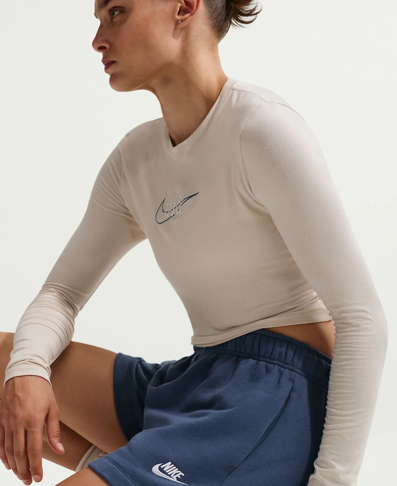 Nike Women's Sportswear Club Fleece Mid-Rise Shorts