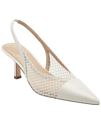 Marc Fisher Ltd Women's Gipsi Mesh Slingback Kitten Heel Pumps