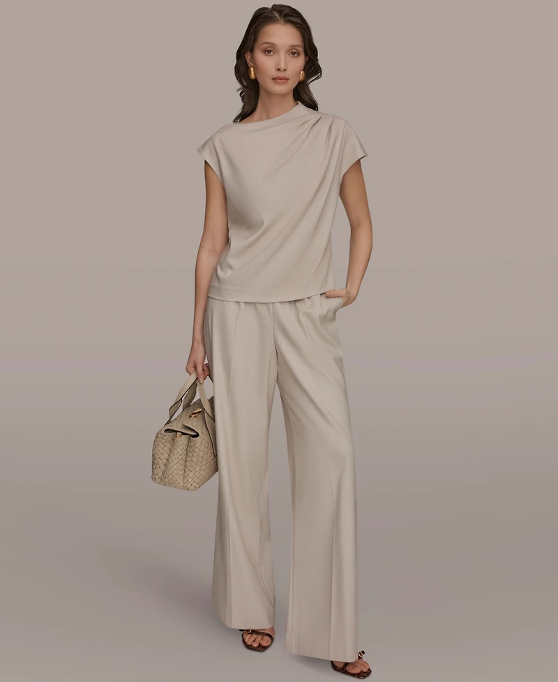 Donna Karan New York Women's Draped Neck Top