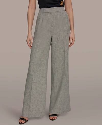 Donna Karan New York Women's High-Waist Wide Leg Pants