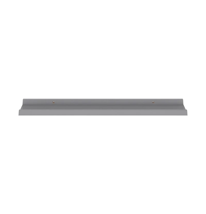 vidaXL Wall Shelves 4 pcs Gray 31.5"x3.5"x1.2"