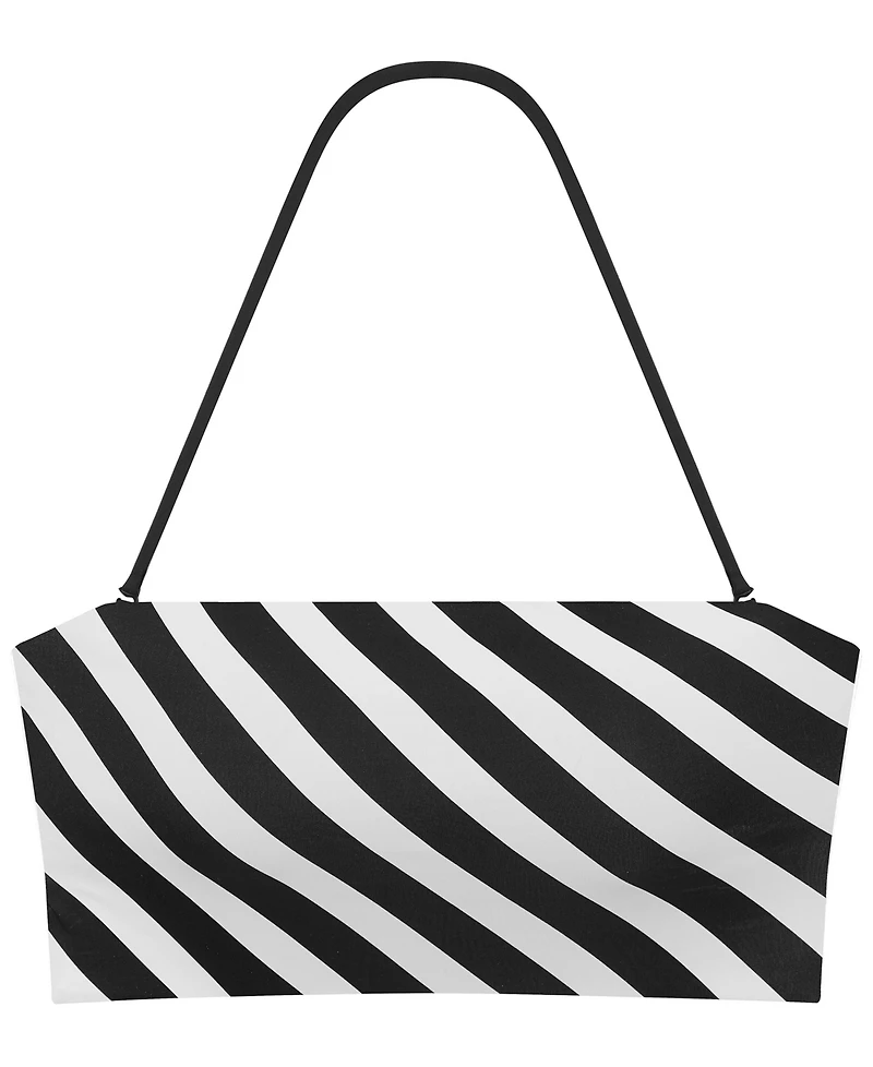 Lauren Ralph Women's Longline Bandeau Swimsuit Bra