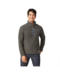 Free Country Men's FreeCycle Super Soft Microfleece 1/2 Zip Mock Neck Shirt
