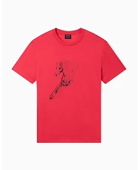 A|X Armani Exchange Men's Lunar New Year Mercerized Cotton Graphic T-Shirt