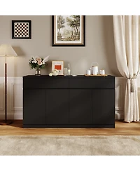 Streamdale Furniture Sideboard Buffet Cabinet with Storage, Large Kitchen Cabinet with 2 Drawers