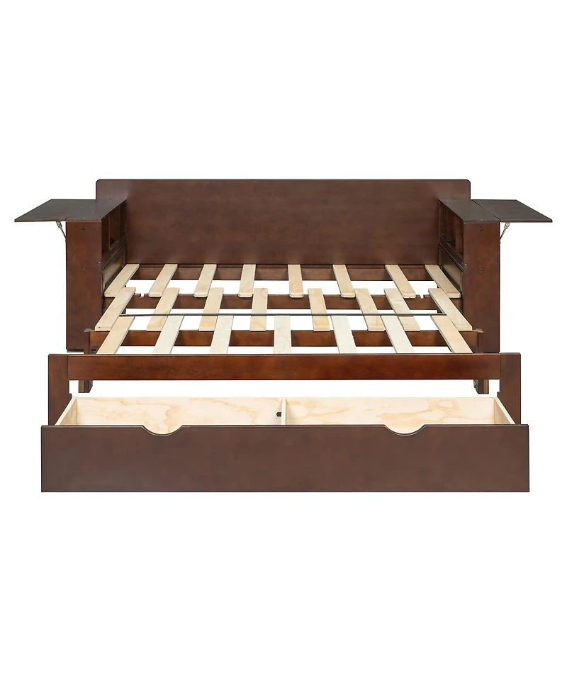 Streamdale Furniture Full Daybed with Removable Desk & Storage Drawers