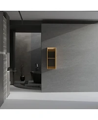 Streamdale Furniture Bamboo side pressing process large capacity wall cabinet