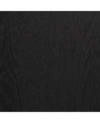 Streamdale Furniture Lighted Glass Curio Cabinet with Adjustable Shelves - Black