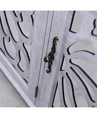 Streamdale Furniture 49" Countertop Sideboard with 3 Mirrored Doors & Adjustable Shelves