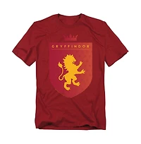 Harry Potter Men's Gryffindor Shield Crest T Shirt