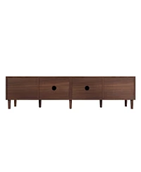 Streamdale Furniture 78" Tv Stand for TVs up to 85", Media Console w/ 4 Drawers & Soft Close Hinges