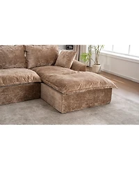 Streamdale Furniture Cloud Sectional Couch with L-Shape Chaise, Modern Modular Sofa