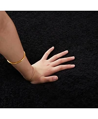 Streamdale Furniture Streamdale Luxury Modern Curved Sectional Sofa, Chenille Fabric, Right Chaise Black