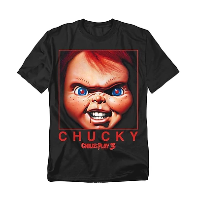 Logovision Men's Childs Play Chucky Squared T Shirt