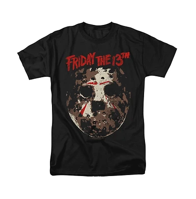 Friday The 13th Men's Rough Mask T Shirt