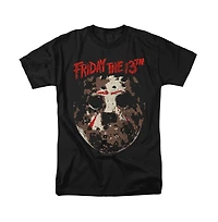 Friday The 13th Men's Rough Mask T Shirt