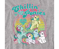 Hasbro+ Men's + My Little Pony Retro Chillin with Ponies T Shirt
