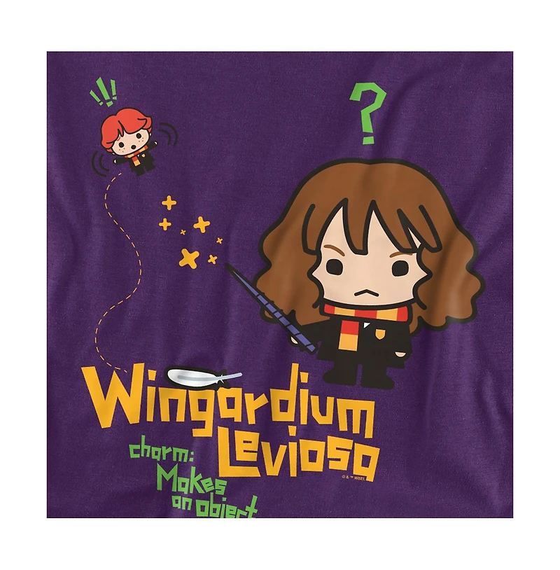 Harry Potter Men's Wingardium Leviosa Hermione Ron T Shirt