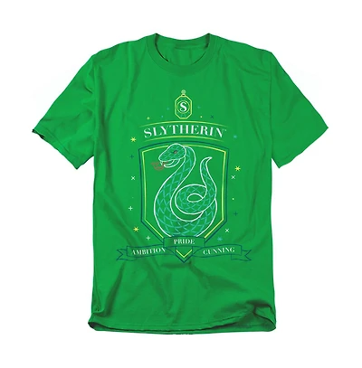 Harry Potter Men's Hand Drawn Slytherin Shield T Shirt