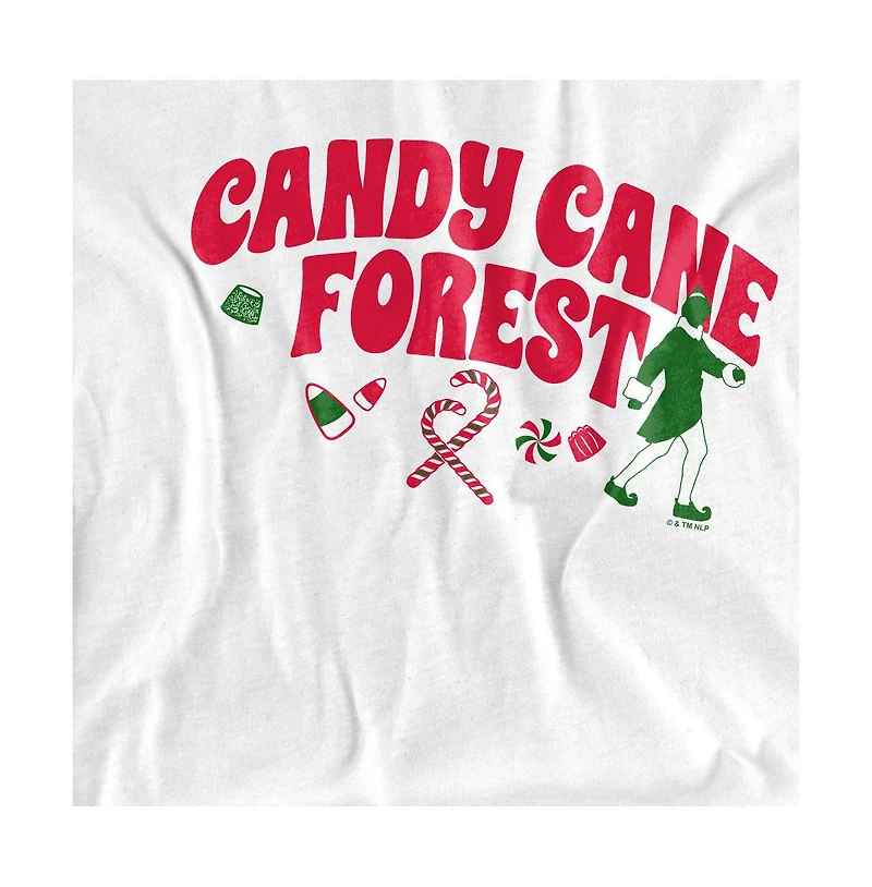 Elf Men's Men'sCandy Cane Forest T Shirt