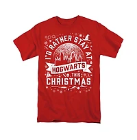 Harry Potter Men's Hogwarts At Christmas T Shirt