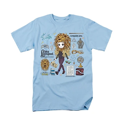 Harry Potter Men's Luna Lovegood Lion Anime Icons T Shirt