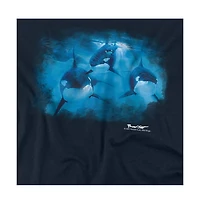 Wild Wings Men's Wildlife Pod Of Orcas T Shirt