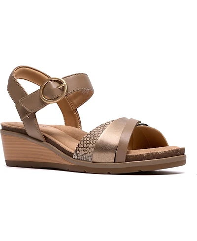 Clarks Women's Kacha Twist Round Toe Sandals