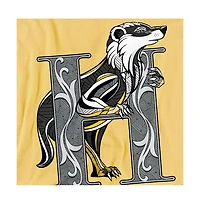 Harry Potter Men's Mosaic Hufflepuff With Badger T Shirt