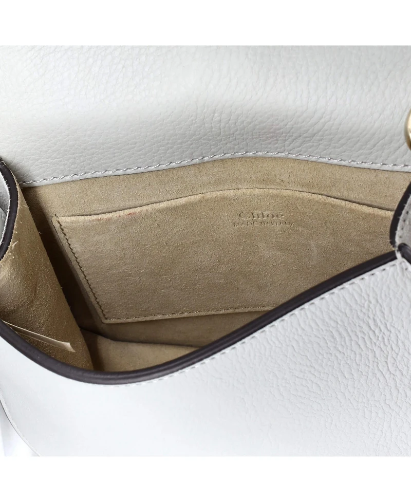 Pre-Owned Chloe Small Nile Patchwork Crossbody Bag Studded Leather with Suede