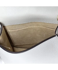 Pre-Owned Chloe Small Nile Patchwork Crossbody Bag Studded Leather with Suede