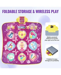 Slickblue 9-Button Dance Mat with Electronic Pad and 3 Game Modes