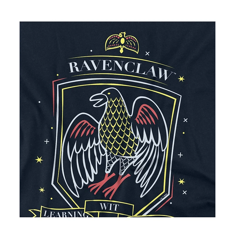 Harry Potter Men's Hand Drawn Ravenclaw Shield T-Shirt