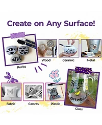 Pintar Black Acrylic Paint Markers for Guestbooks & Calligraphy