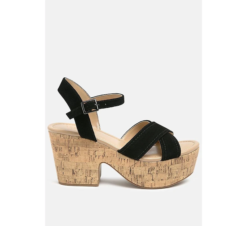 Ulla Womens High Heeled Block Sandal